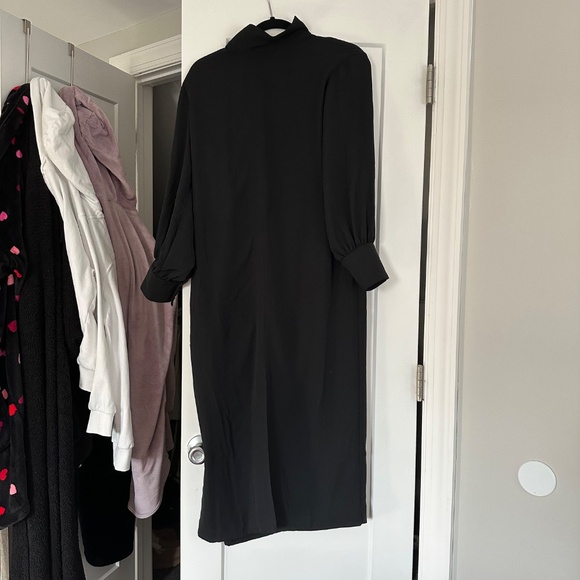 NWT Anthropologie Maeve Long-Sleeve Mock-Neck Midi Dress - Picture 5 of 7